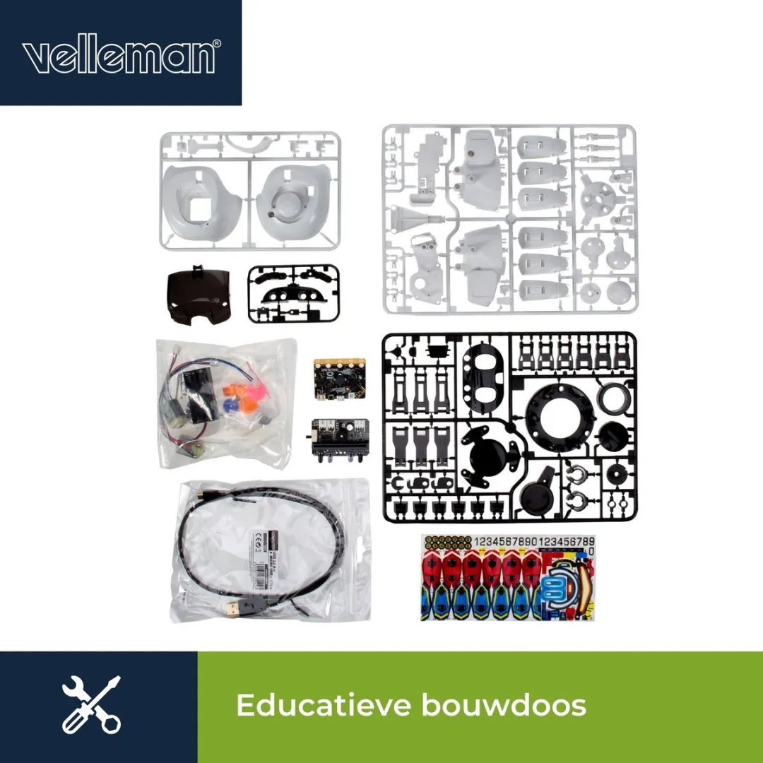 Velleman Tobbie II KSR20 Robot Bouwpakket - Micro:bit
