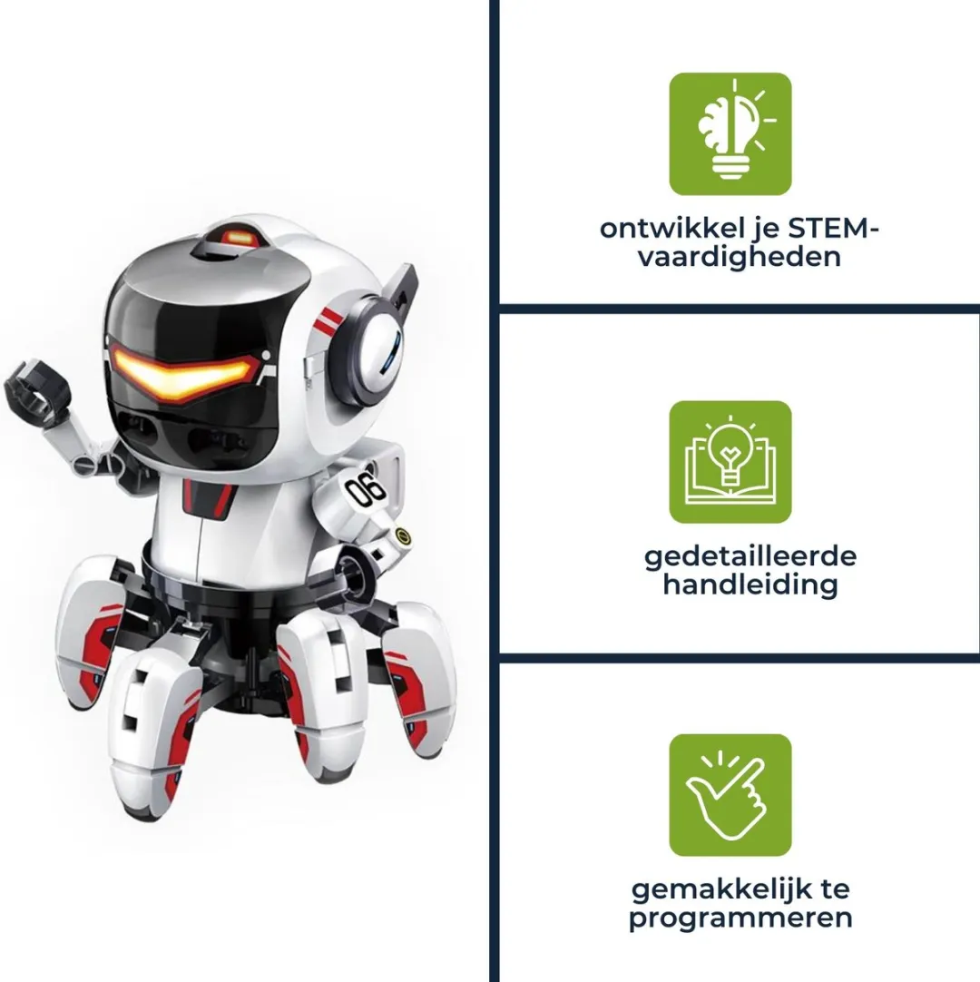 Velleman Tobbie II KSR20 Robot Bouwpakket - Micro:bit