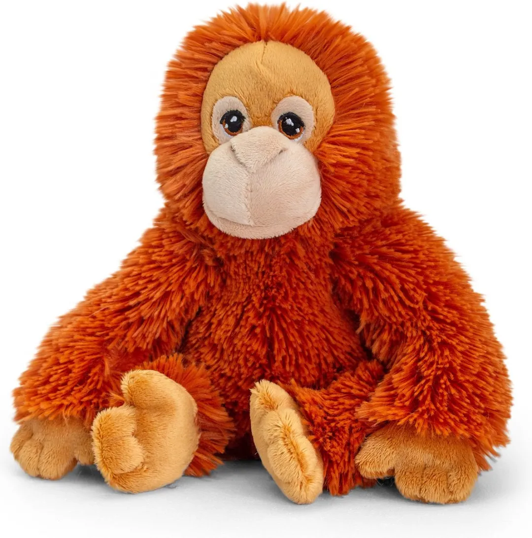 Keel Toys Pluche Orang-oetan Knuffel 18cm