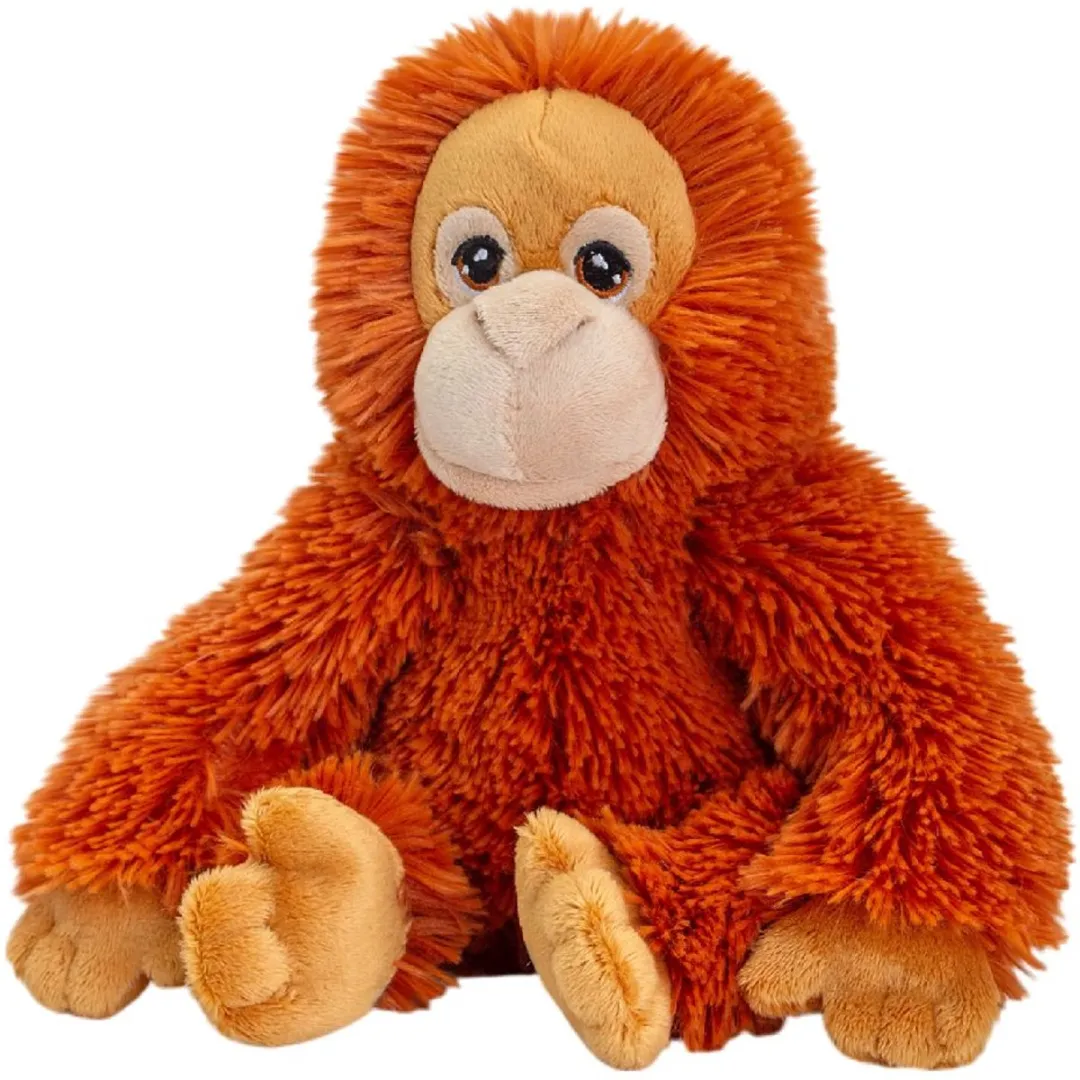 Keel Toys Pluche Orang-oetan Knuffel 18cm - Multicolor