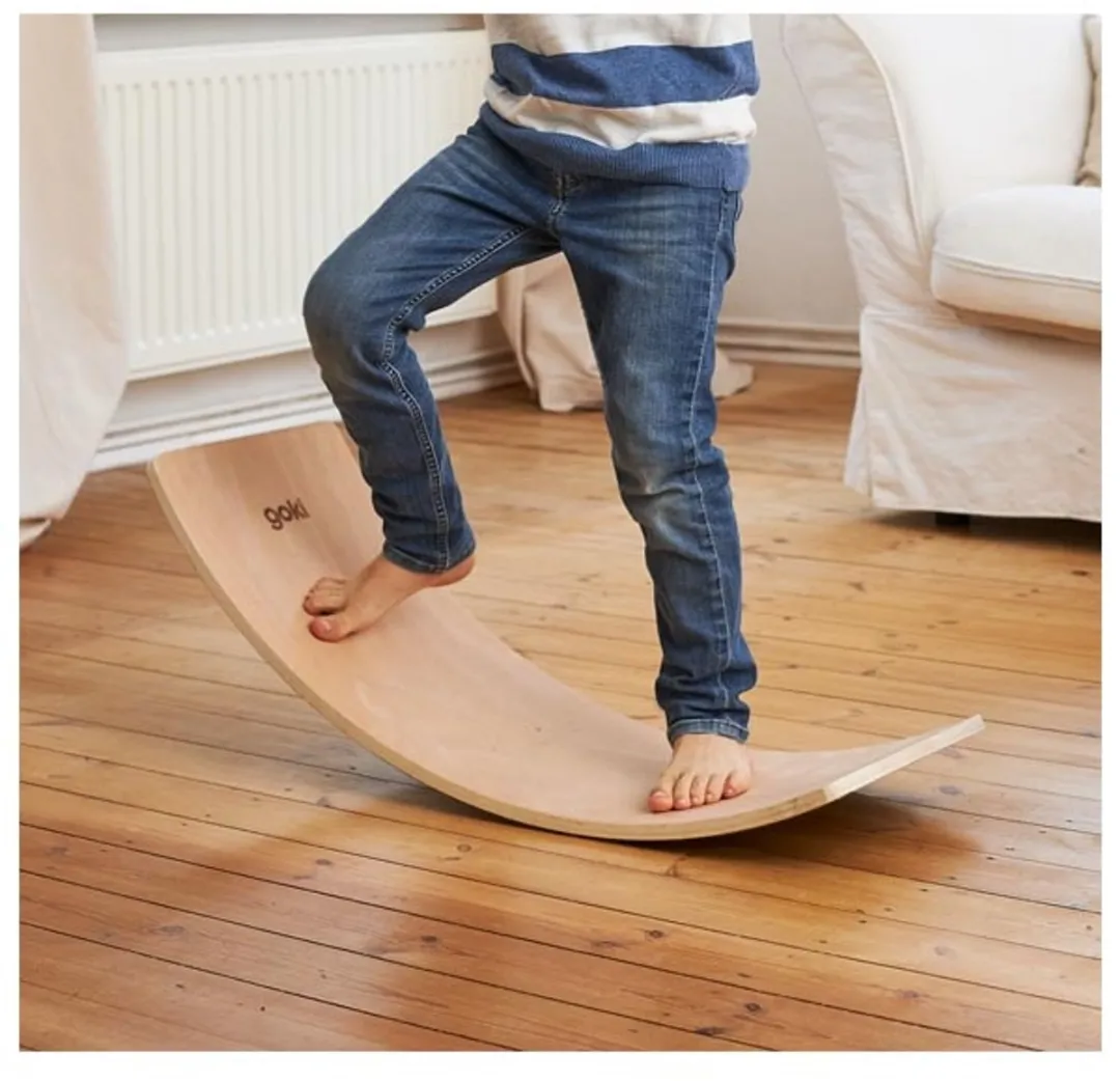 Goki Balanceerbord Half Moon GK59967 - Hout - 84x29,5cm