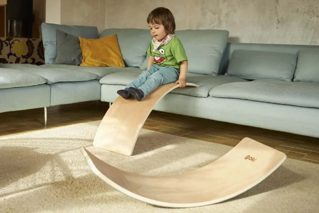 Goki Balanceerbord Half Moon GK59967 - Hout - 84x29,5cm