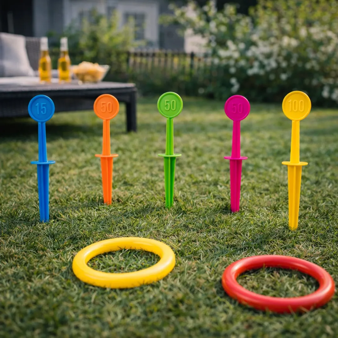 Eddy Toys Ring Gooien Spel 10-delig Meerkleurig