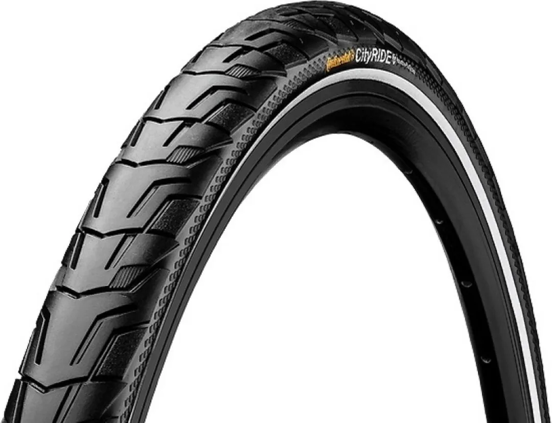 Continental Ride City Puncture Protection 28x1.75 Buitenband - Zwart met reflectie