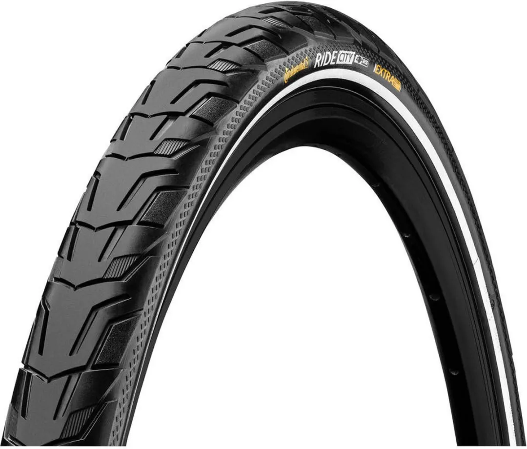 Continental Ride City Puncture Protection 28x1.75 Buitenband - Zwart met reflectie