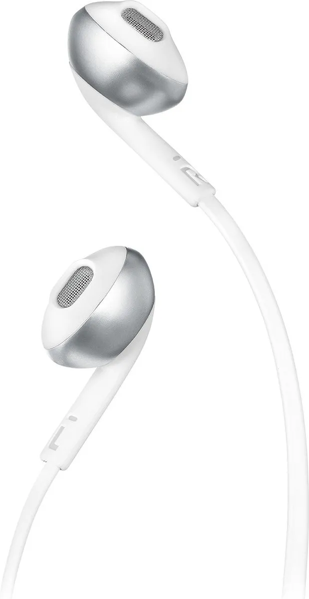 JBL Tune 205 T205 Bedrade Oordopjes - Zilver