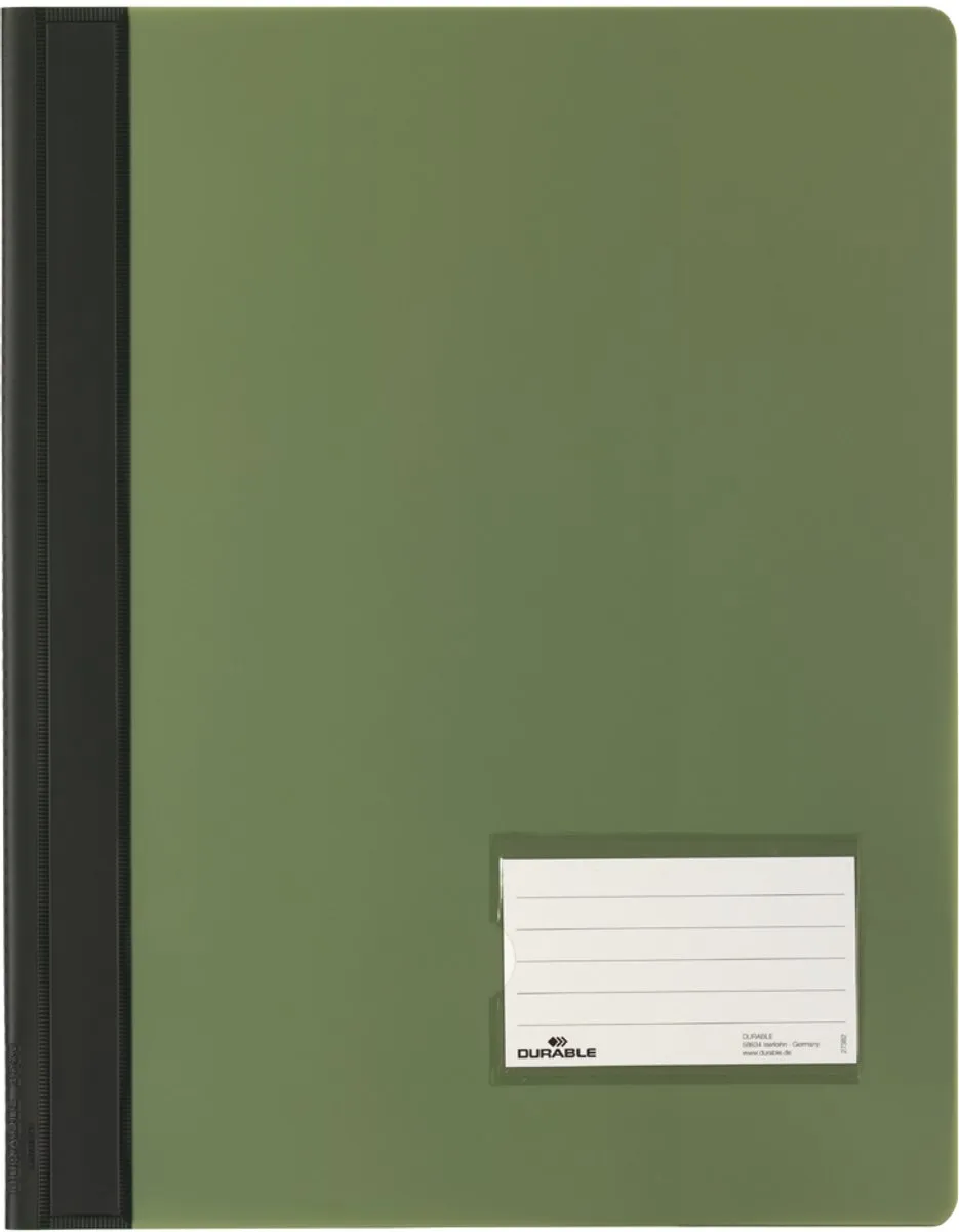 Durable Snelhechtmap Semitransparant - Groen