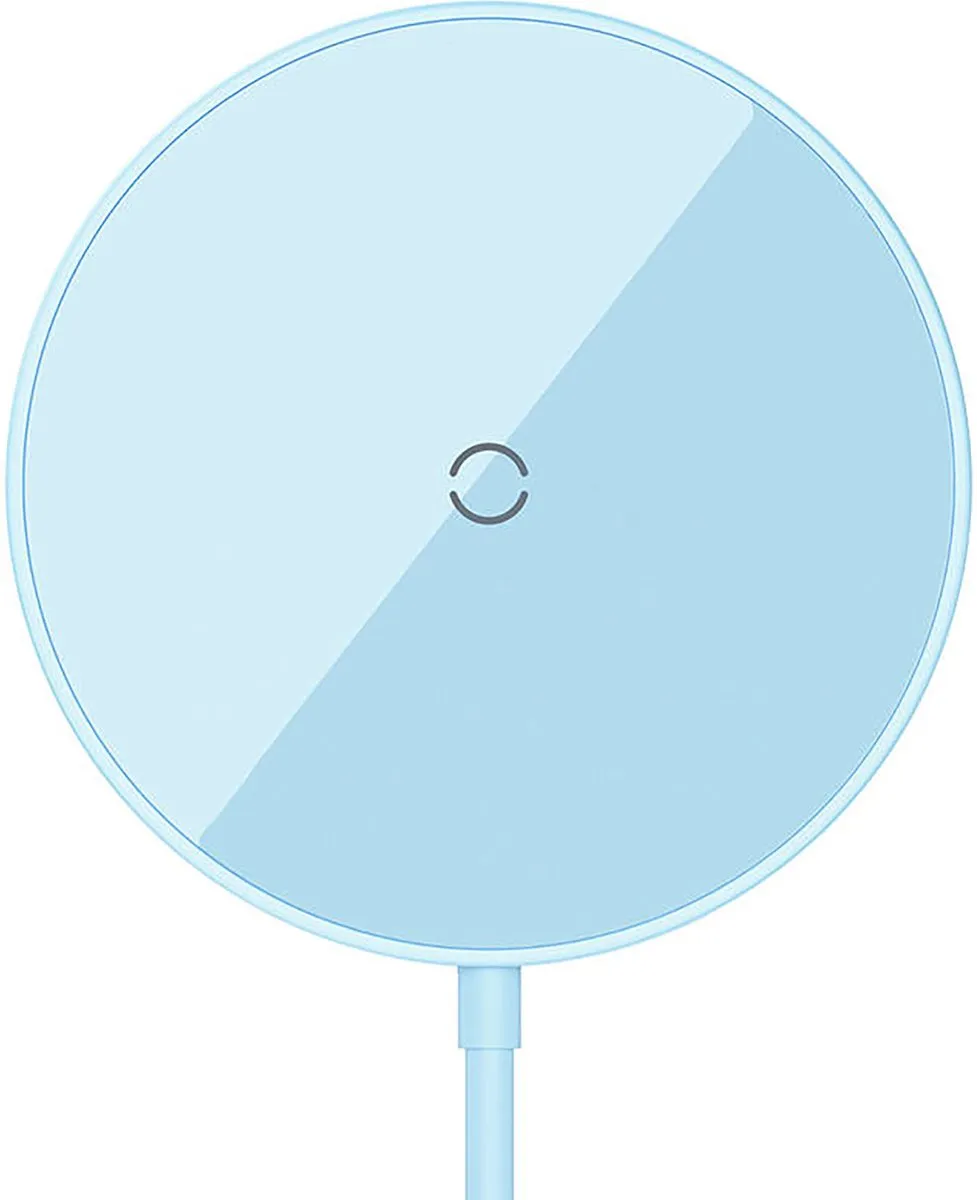 Baseus Simple Mini3 BS-W529 MagSafe Oplader 15W - Blauw