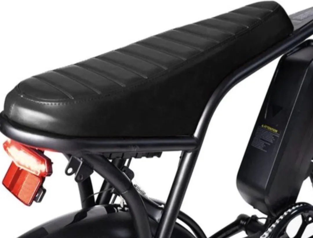 OUXI Fatbike Zadel V8/V20/H9 - Zwart