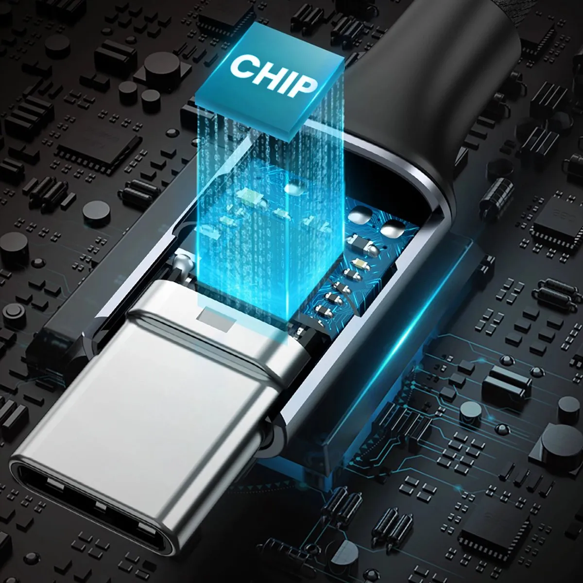 UGREEN Mini Jack 3.5mm naar USB-C Adapter - Grijs