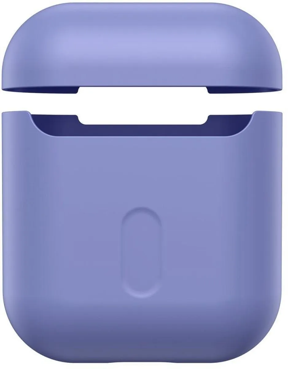 Baseus Silicone Hoesje AirPods 1/2 - Paars - afbeelding 6 van 6