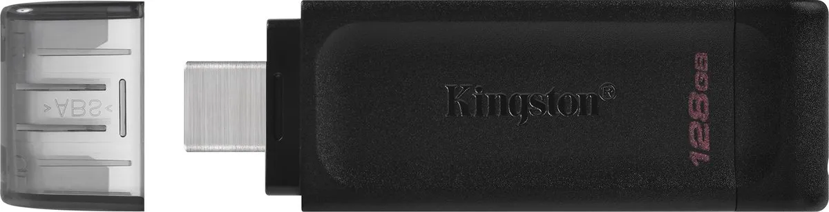 Kingston DataTraveler 70 DT70/128GB USB-Stick 128GB - Zwart - afbeelding 6 van 6