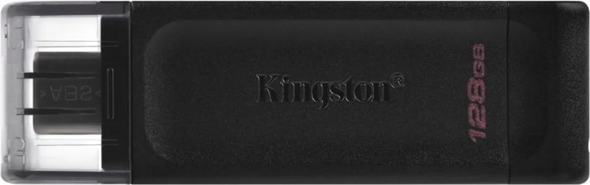 Kingston DataTraveler 70 DT70/128GB USB-Stick 128GB - Zwart