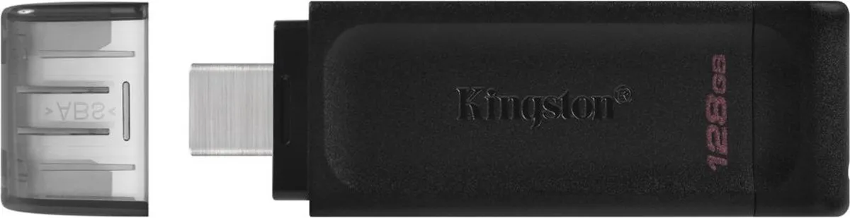 Kingston DataTraveler 70 DT70/128GB USB-Stick 128GB - Zwart