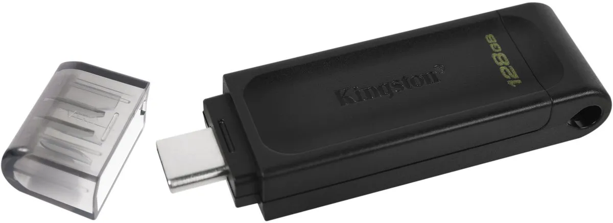 Kingston DataTraveler 70 DT70/128GB USB-Stick 128GB - Zwart