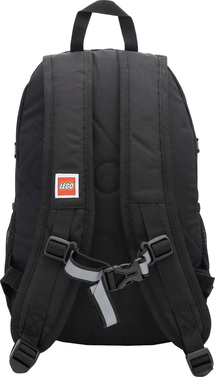 LEGO Small Extended Backpack, voor een jongen, Groen, Rugzak, maat: One size