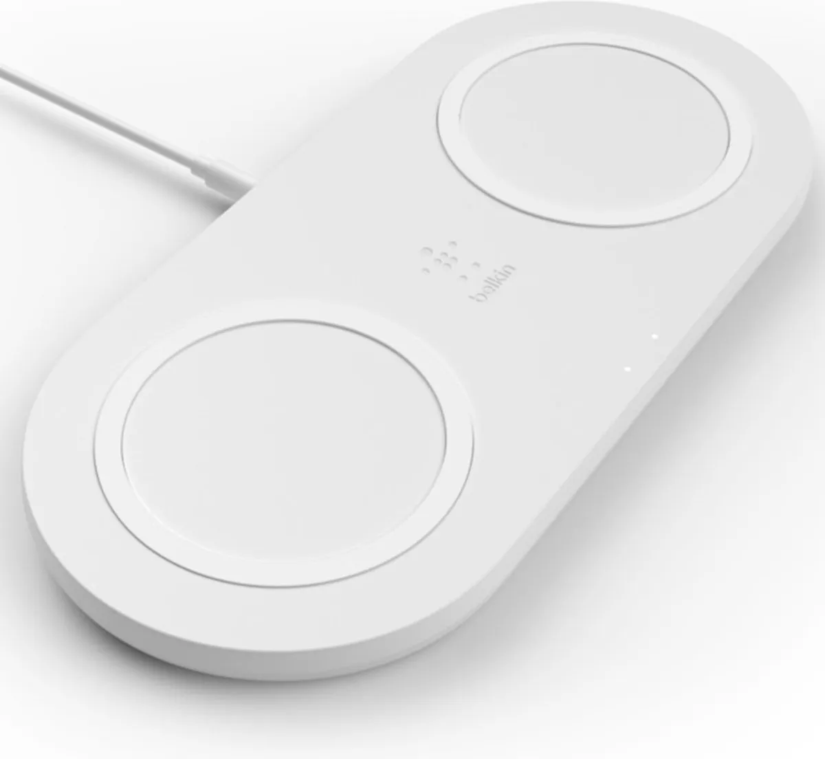Belkin Dual Qi Draadloze Oplader 2x10W - Wit - afbeelding 6 van 6
