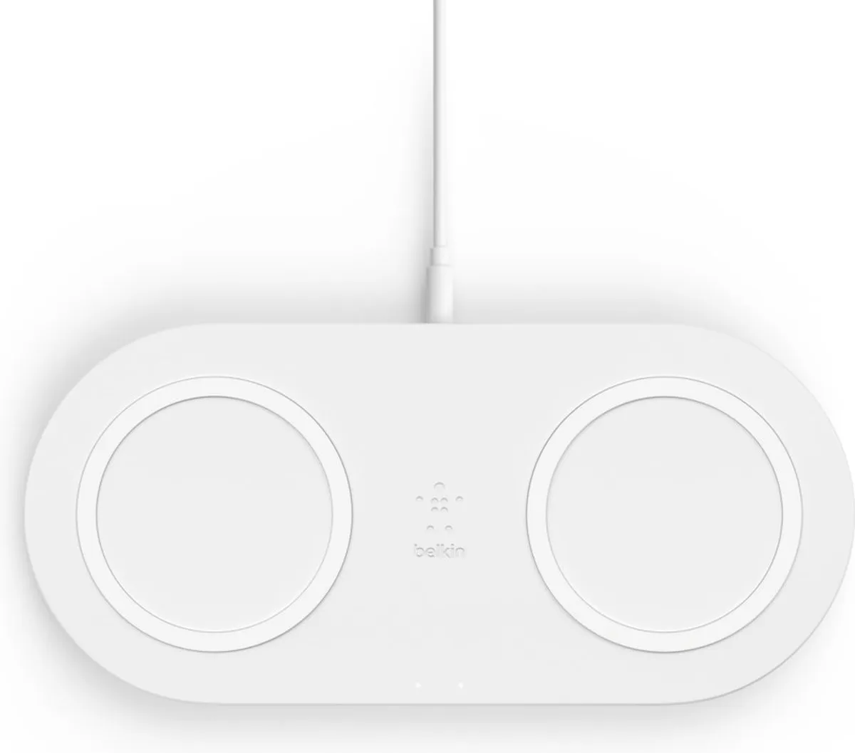 Belkin Dual Qi Draadloze Oplader 2x10W - Wit