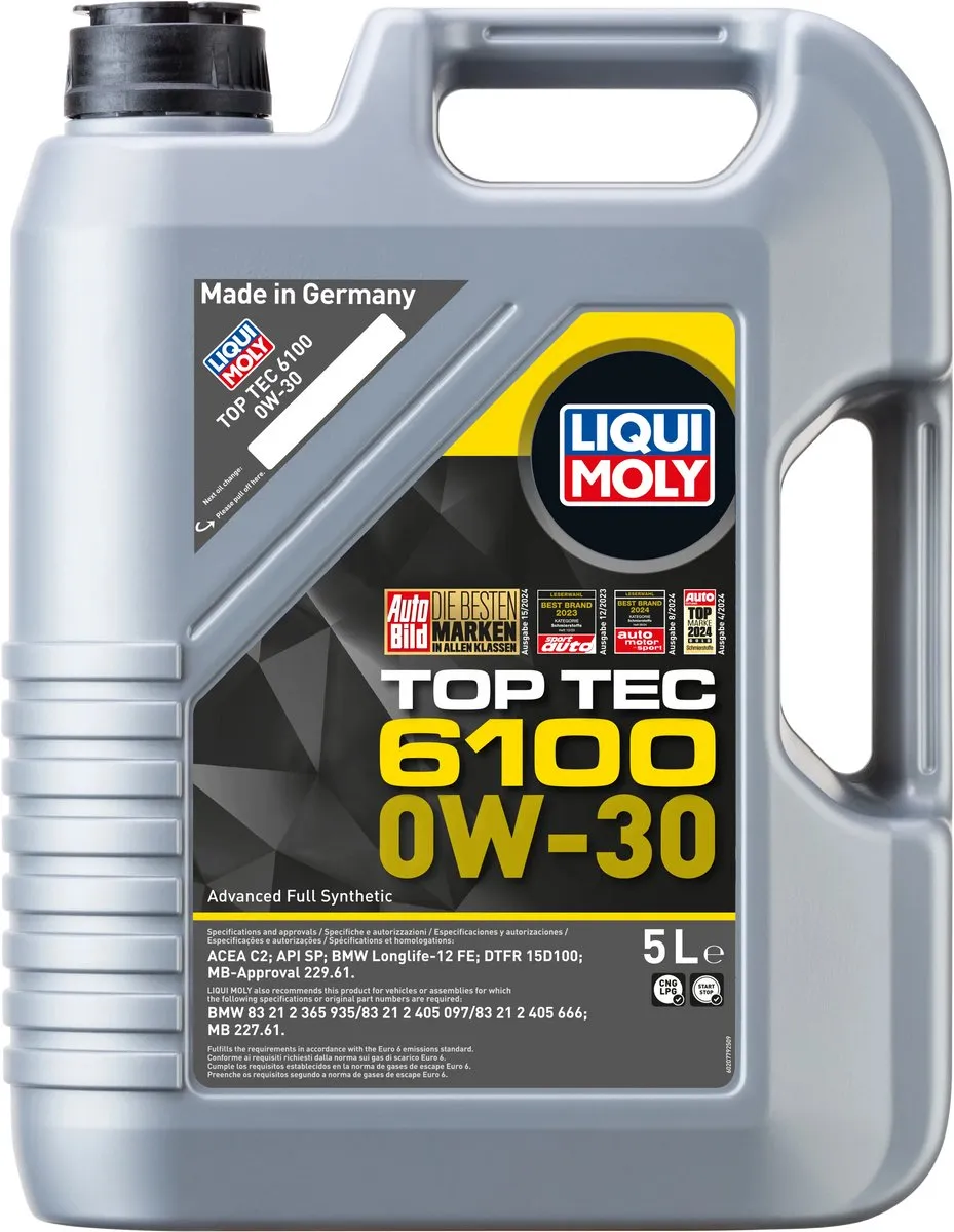 Liqui Moly Top Tec 6100 0W30 Motorolie 5L