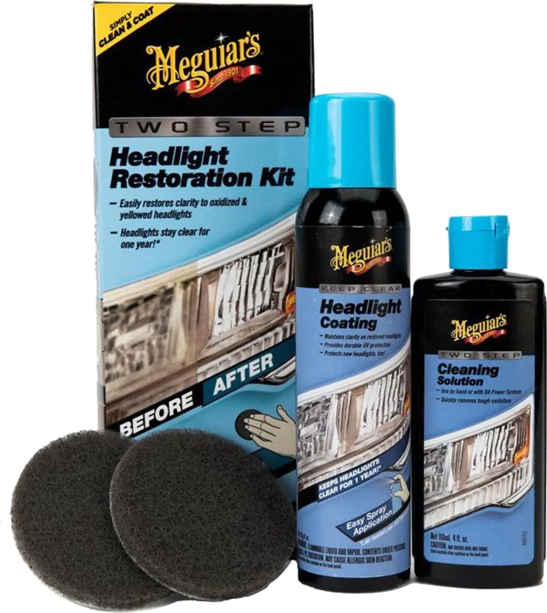 Meguiars Perfect Clarity Headlight Kit 236ml