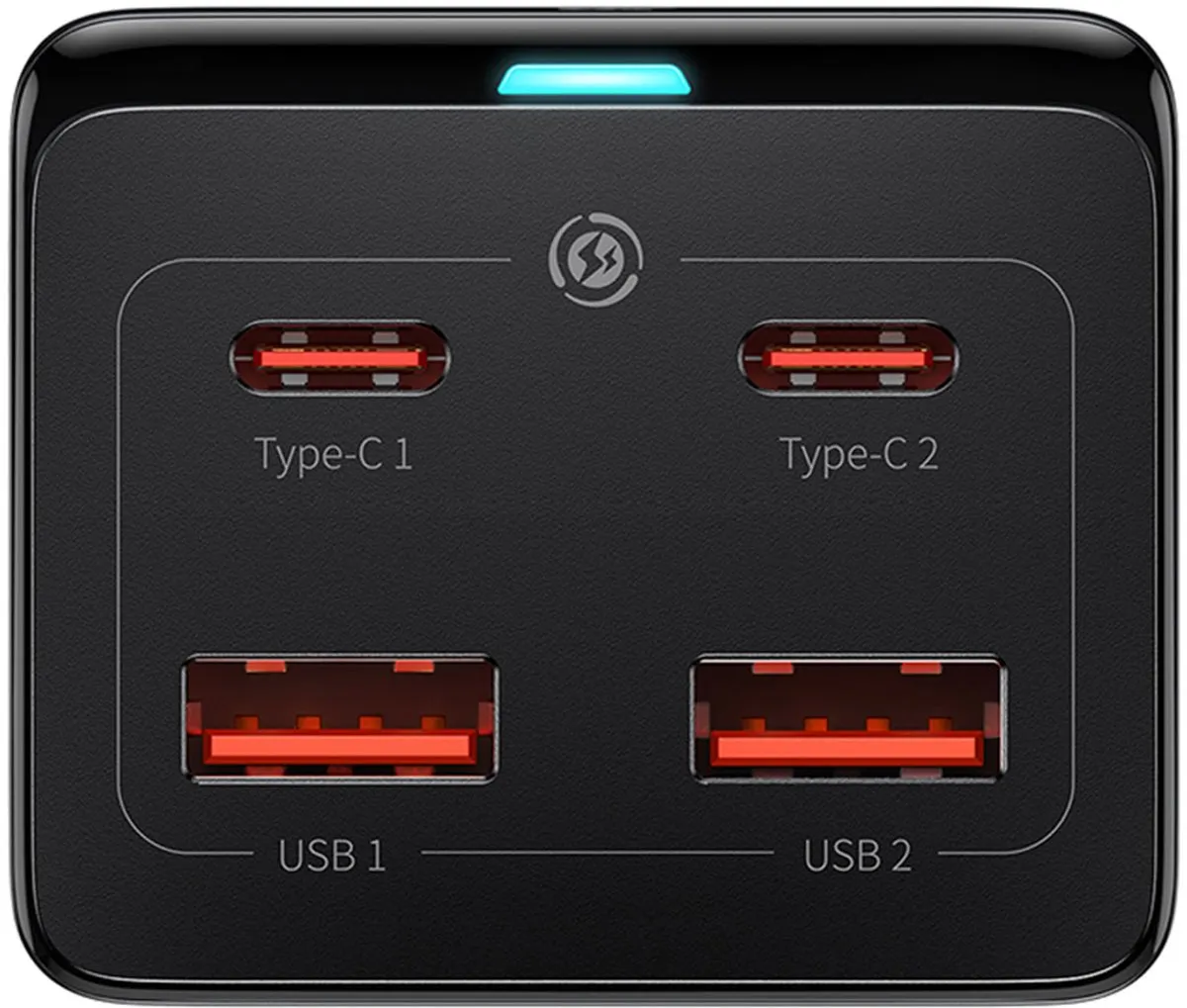 Baseus PSZM000401 Oplader 100W - 5x USB-C - Zwart