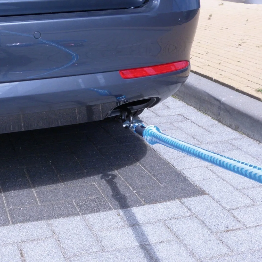 Carpoint Sleepkabel TUV Stretch 2 Ton 4m - Blauw/Wit
