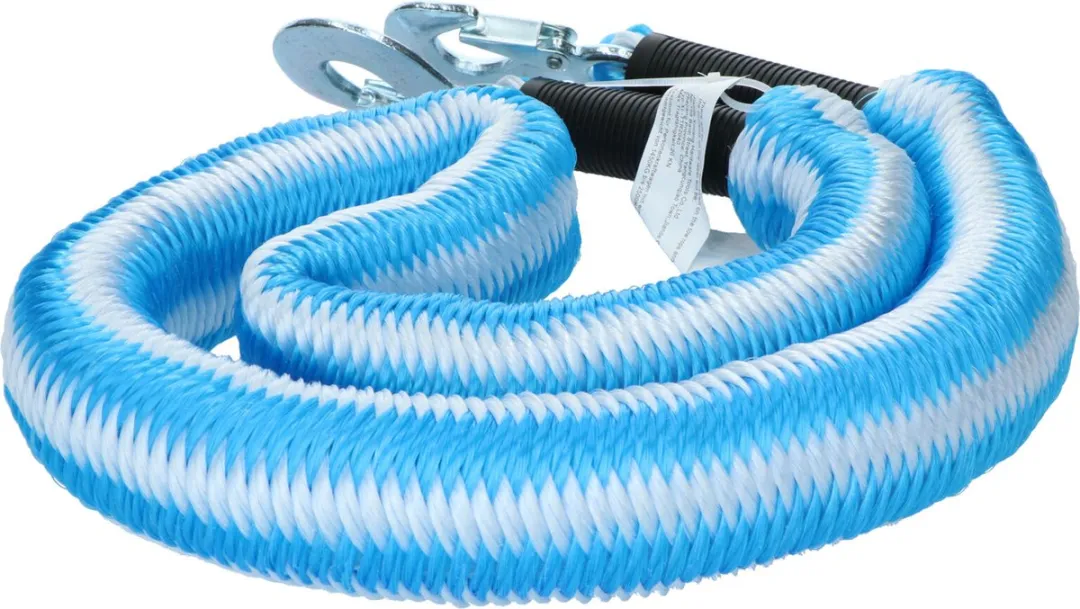 Carpoint Sleepkabel TUV Stretch 2 Ton 4m - Blauw/Wit