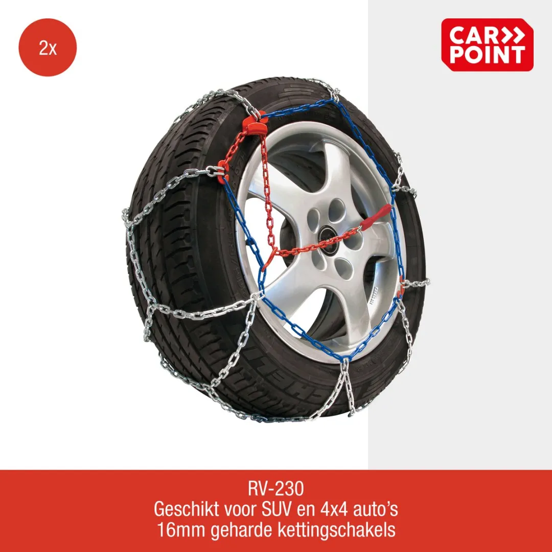 Carpoint Sneeuwkettingen RV-230 16mm - 185/80R16 t/m 215/75R14