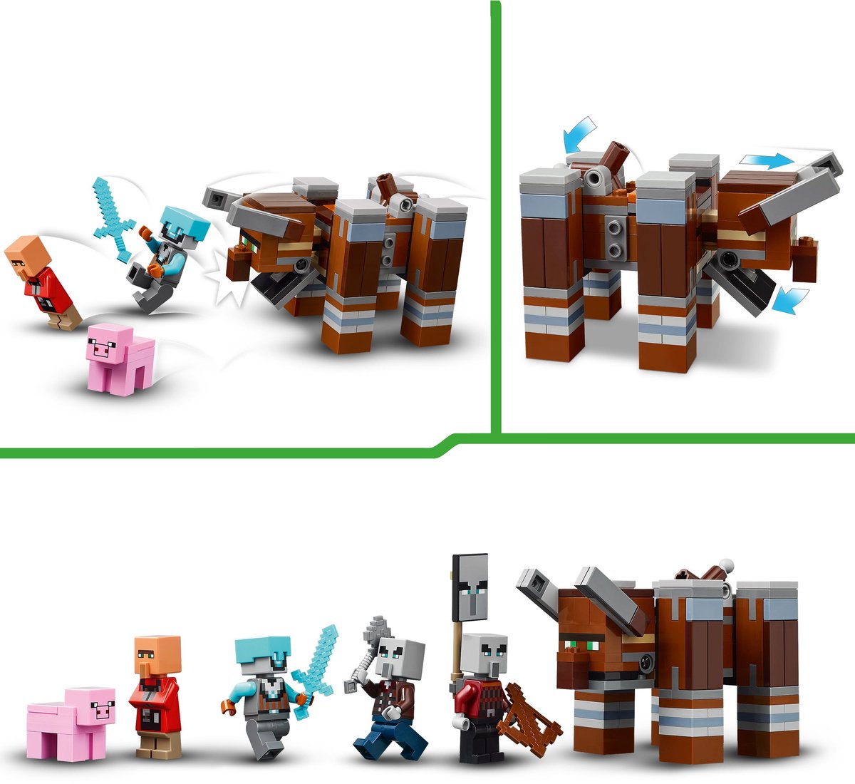 LEGO Minecraft De Plunderaar Buitenpost en Verwoester Bouwpakket - 21278