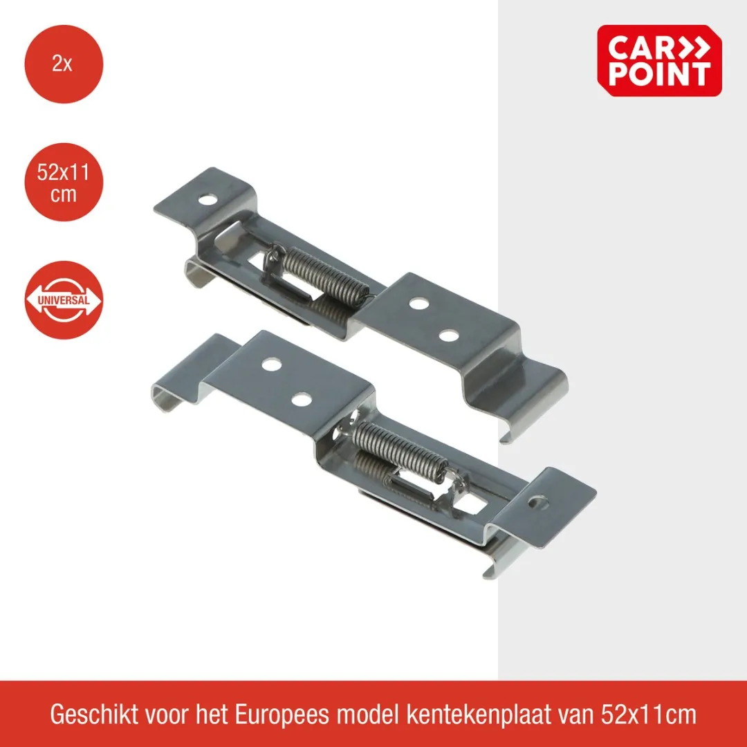 Carpoint Steekslot Kogelkoppeling - Zilver
