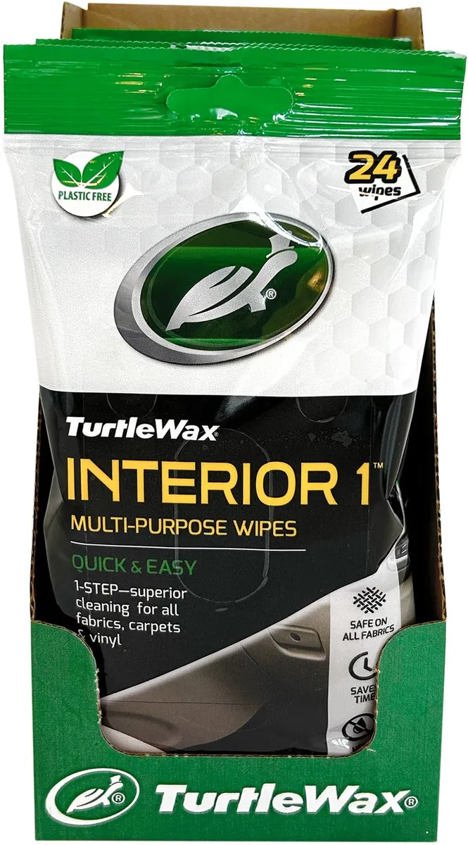 Turtle Wax Interieurreiniger Doekjes 24 Stuks