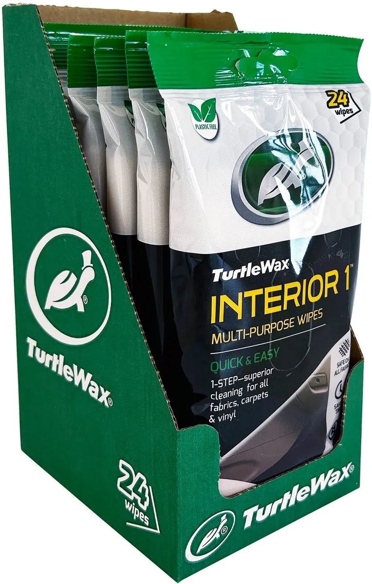 Turtle Wax Interieurreiniger Doekjes 24 Stuks - afbeelding 6 van 6