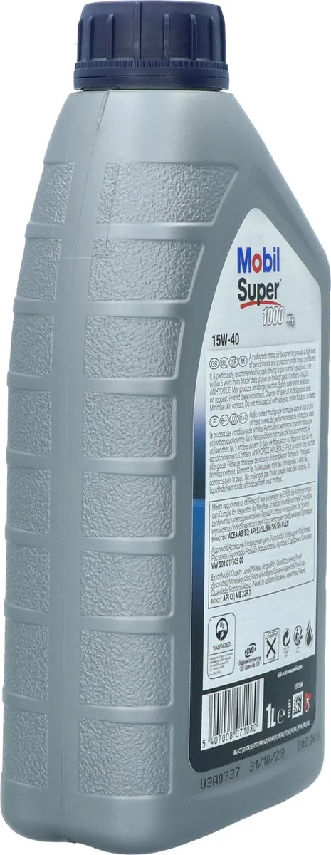 Mobil Motorolie Super 1000 X1 15W-40 GSP 1 liter