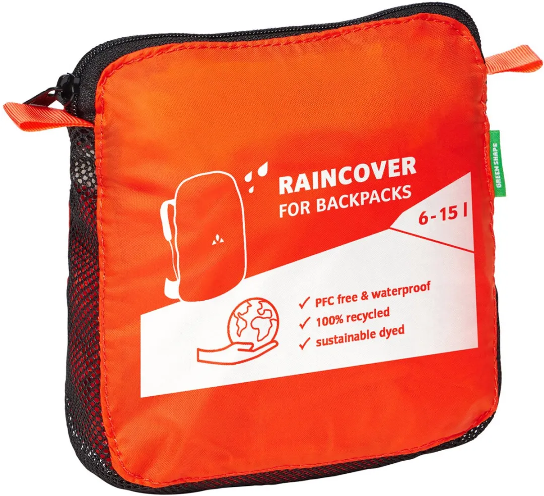 Vaude Bike Regenhoes 6-15l - Oranje