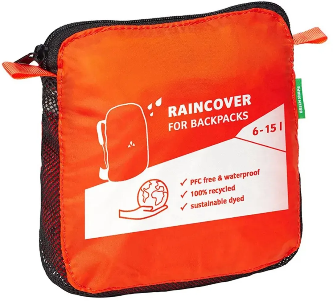 Vaude Bike Regenhoes 6-15l - Oranje