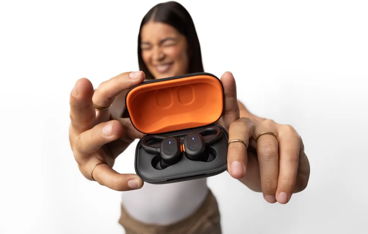 Skullcandy Push Active S2BPW-P740 True Wireless Oortjes - Oranje/Zwart