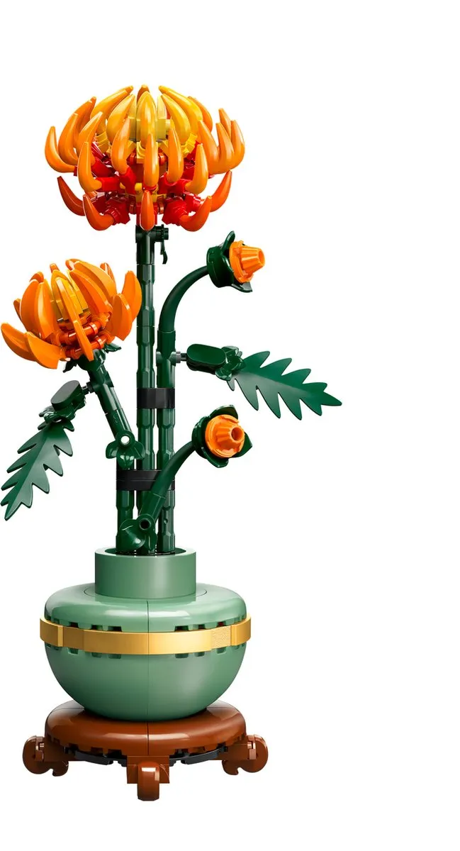 LEGO Icons Chrysant Botanical Collection 10368 - 278 Stukken