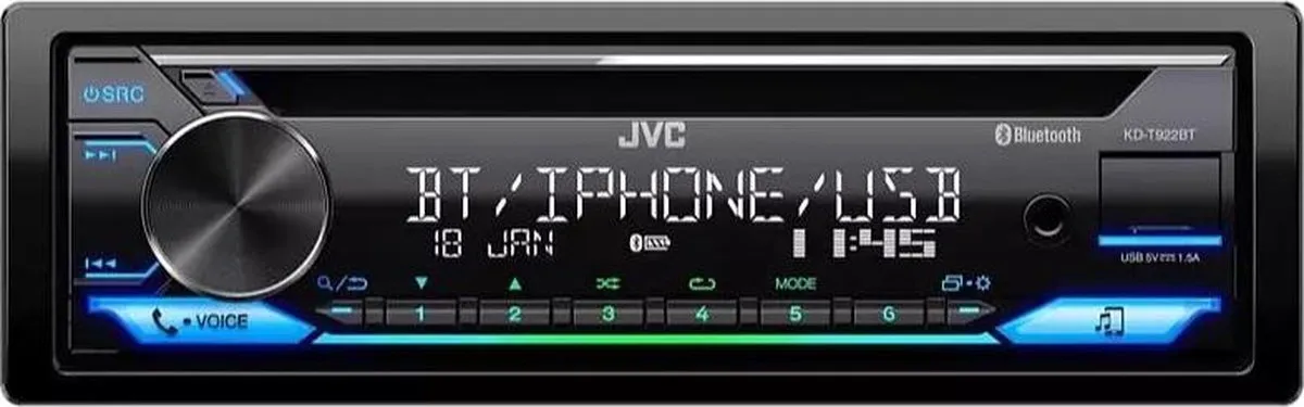 JVC KD-T922BT Autoradio