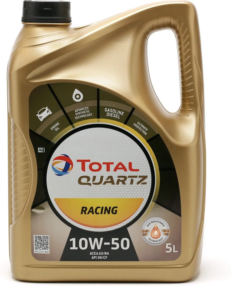 Total Quartz Racing 10W50 Motorolie 5L