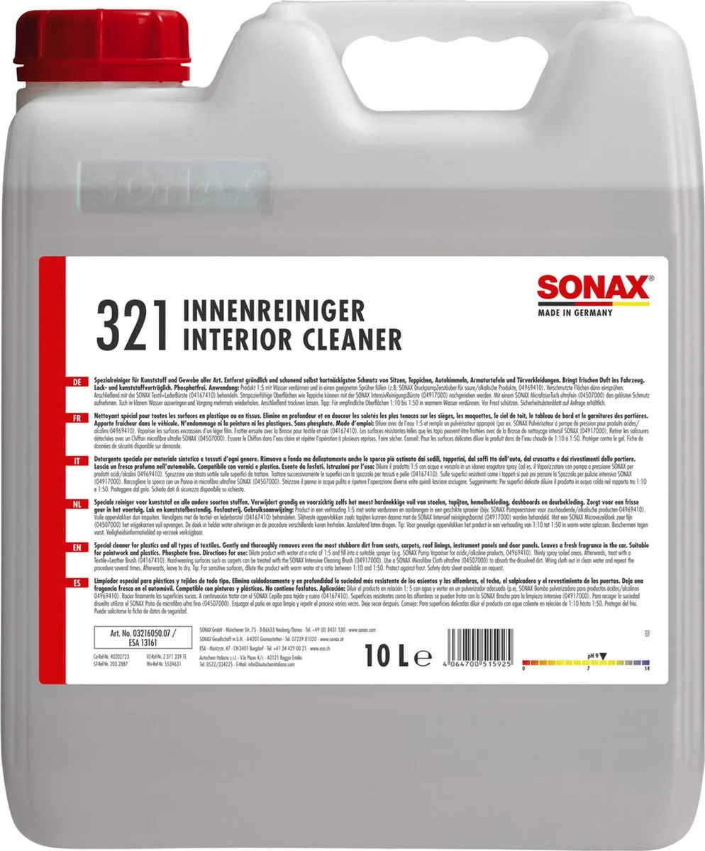 Sonax Interieurreiniger 10L