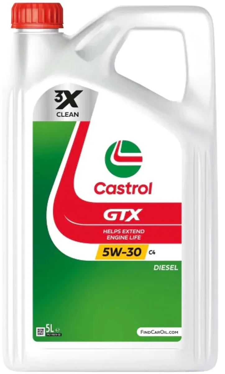 Castrol GTX 5W-30 C4 Motorolie 5L