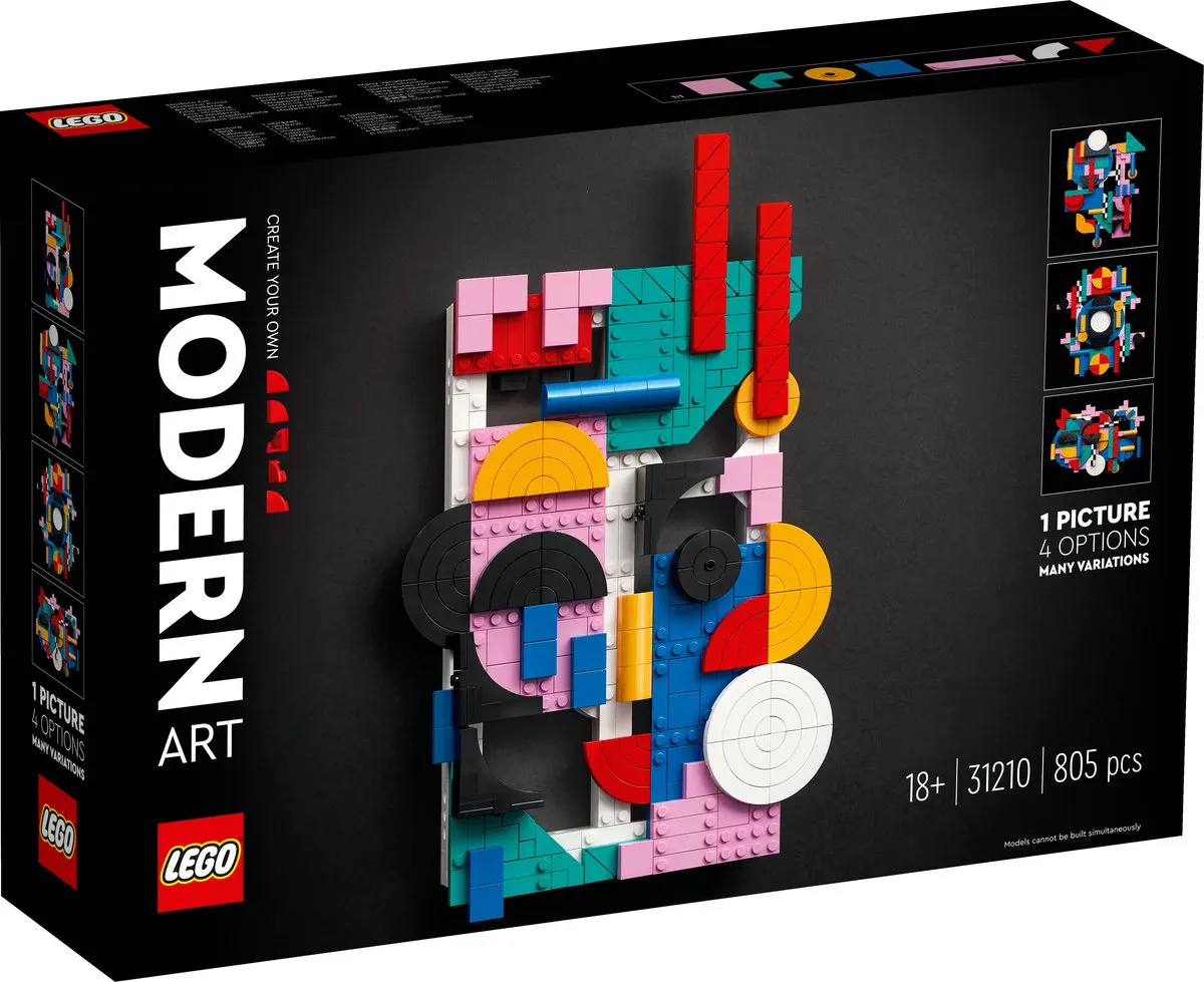LEGO Art Moderne Kunst 31210 - 805 Stukken - Meerkleurig