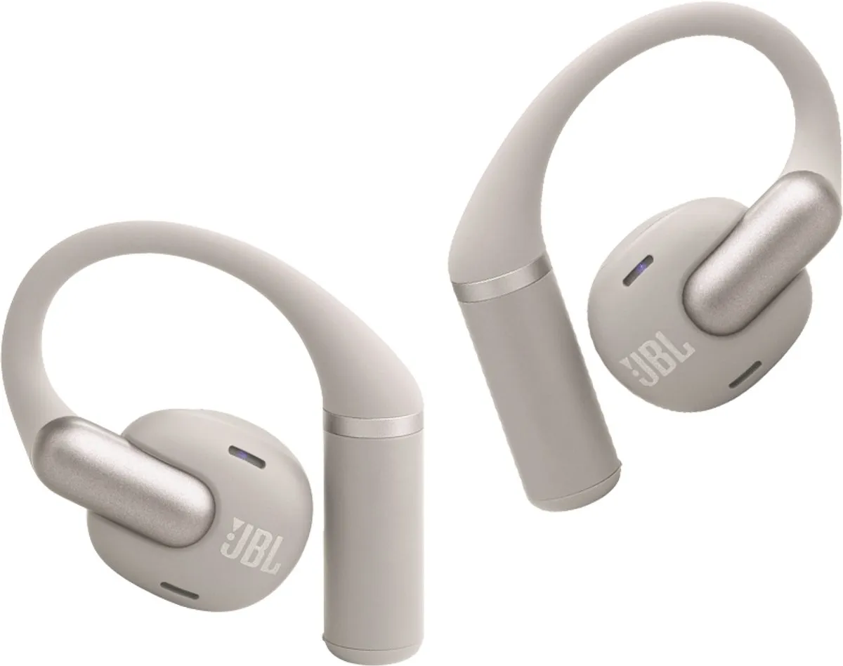 JBL Sense Pro Open Ear Oordopjes - 38 uur - IP54 - Grijs