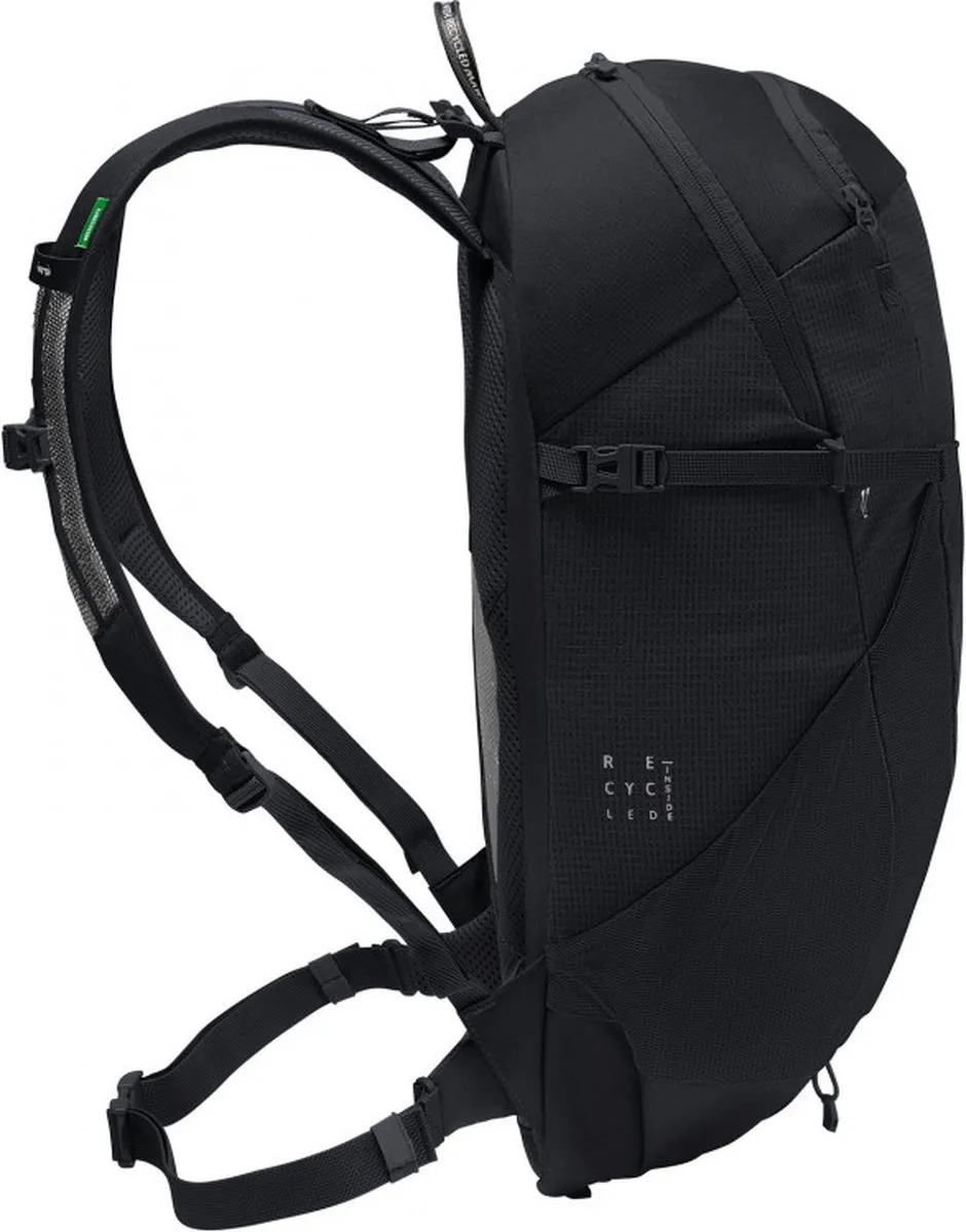 Vaude Neyland Zip 20 Rugzak - 20L - Zwart