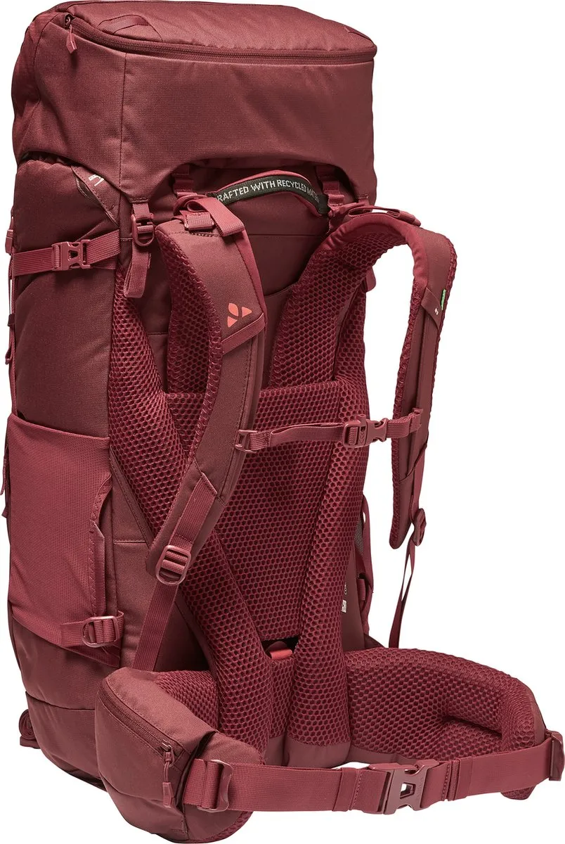Vaude Women's Astrum EVO 55 Rugzak - 55L - Donkerrood