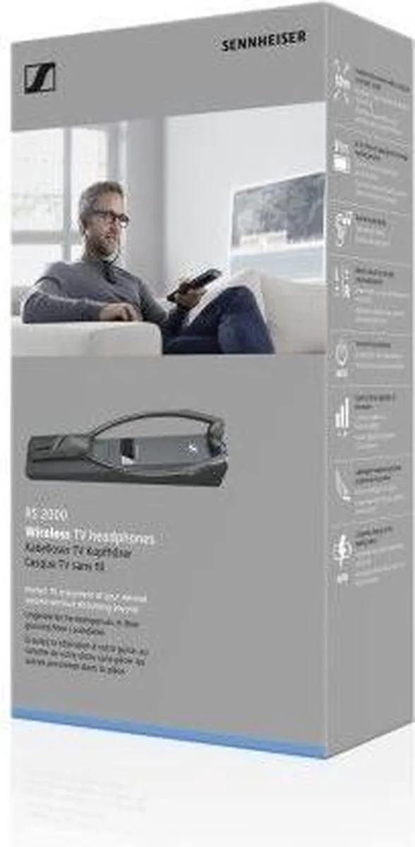 Sennheiser RS 2000 TV Luisterhulp - Zwart