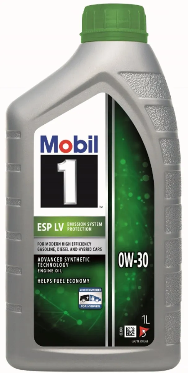 Mobil 1 ESP LV 0W-30 Motorolie 1L