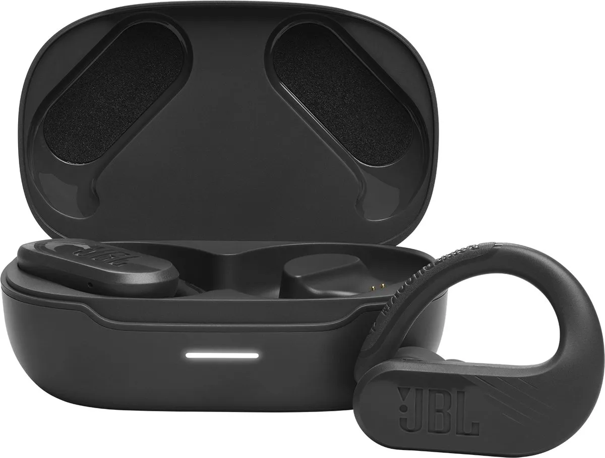 JBL Endurance Peak 3 Draadloze Sportoordopjes - 50 uur - IP68 - Zwart