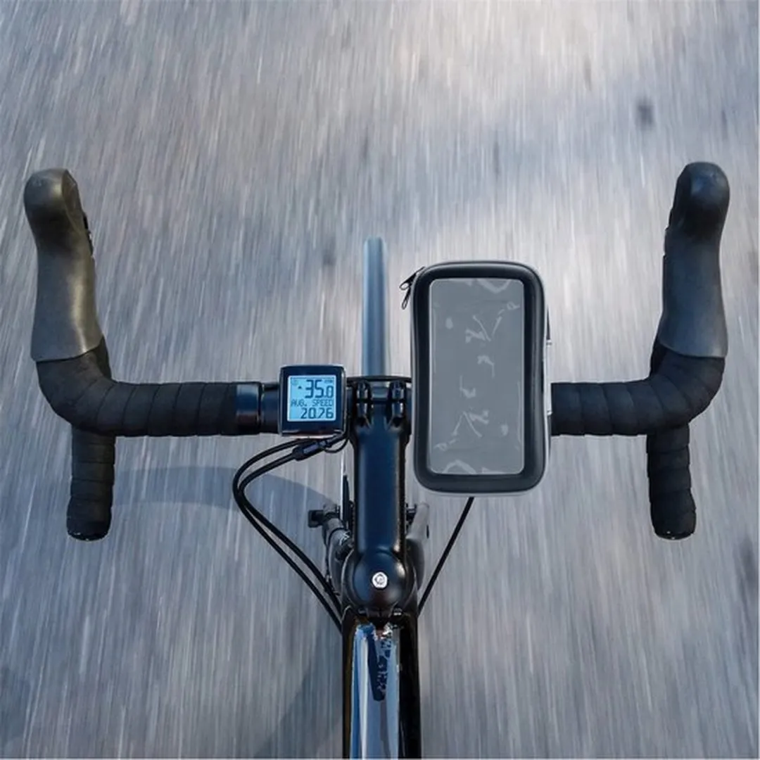 Celly Snap Telefoonhouder Fiets - Universeel 6,9" - Zwart