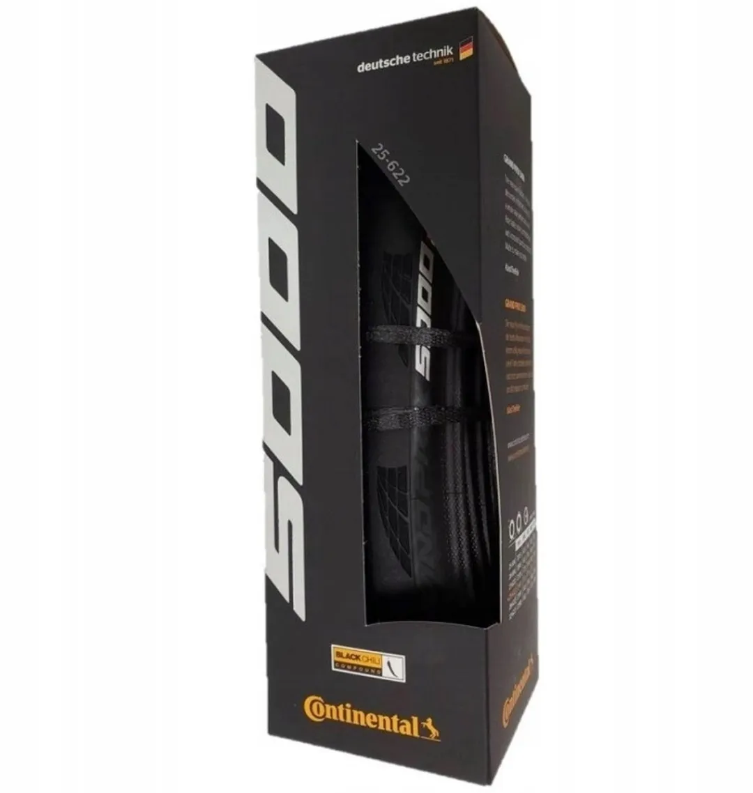 Continental Grand Prix GP5000 Vouwband 28x1.00 - 25-622 Zwart